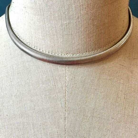 Sugarfix by Baublebar silver tone  choker chain necklace - Picture 1 of 6